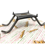 Porta rueda de repuesto LAMBRETTA 125 150 LI 1ª 2ª 175 TV 1ª 2ª para llanta abierta de 10" inocente