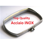 Scheinwerferrahmen aus Edelstahl VESPA 50 SPECIAL 50 ELESTART Unverchromt ro 124200