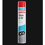 Spray MOTUL SHINE & GO VESPA APE LAMBRETTA Revitaliza y protege pinturas y piezas de plástico 750 ML