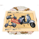 Póster VESPA TECNICA 150 SPRINT VLB1 medidas 32 cm X 48 cm efecto vintage