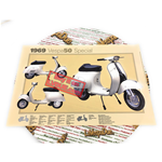 Poster VESPA TECNICA 50 SPECIAL misure 32 cm X 48 cm effetto vintage