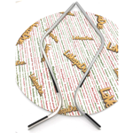 Borde protector en PVC efecto aluminio cromado Derecho e Izquierdo VESPA COSA CL CLX 125 150 200 ro 415469 + 415470