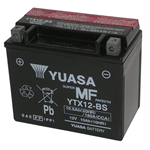 BATTERIA YUASA YTX12-BS (SIGILLATA CON ACIDO A CORREDO) 12V/10AH VESPA BEVERLY GT GTS GTV LX