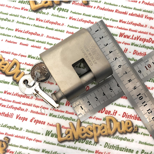 Lucchetto ANTIFURTO VESPA VIRO THOR PER CATENA APE LAMBRETTA PIAGGIO CIAO SI BRAVO BOXER