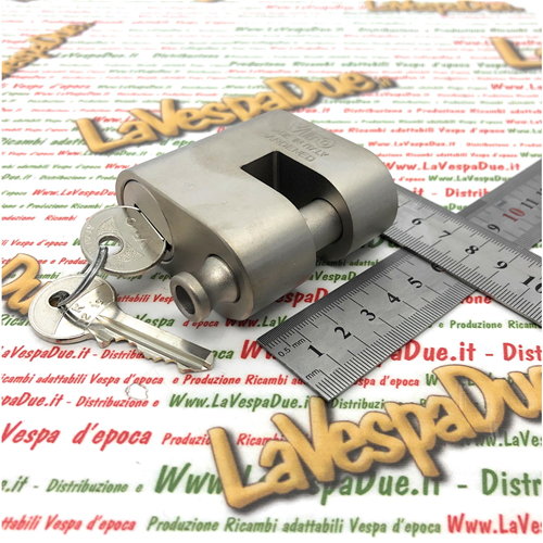 Lucchetto ANTIFURTO VESPA VIRO THOR PER CATENA APE LAMBRETTA PIAGGIO CIAO SI BRAVO BOXER