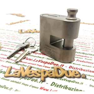 Lucchetto ANTIFURTO VESPA VIRO THOR PER CATENA APE LAMBRETTA PIAGGIO CIAO SI BRAVO BOXER
