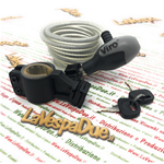 VIRO cable cable acero HAWAII ANTIRROBO VESPA BICICLETA MOTO APE LAMBRETTA PIAGGIO CIAO SI BRAVO BOXER BIKE