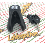 VIRO HARDNED 6 mm Candado de disco ANTIRROBO VESPA bicicleta moto APE LAMBRETTA PIAGGIO CIAO SI BRAVO BOXER
