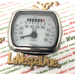 LVDUE weißer Tachometer 90 km/h Skala VESPA 125 VM VN 150 VL niedriger Straußenscheinwerfer