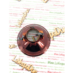 Parabola con luce di posizione faro anteriore alluminata diametro mm 115 per VESPA 150 VB1T 150 GS VS1T VS2T VS3T VS4T prodotto italiano