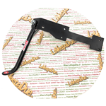 Side Stand with Black Foot for VESPA 80 125 150 200 T5 PX PE suitable for SPRINT TS RALLY GT GTR SS GS 180 160