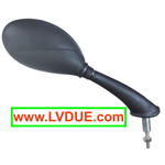 Espejo retrovisor derecho negro M8 para PIAGGIO FLY 50 VESPA ET2 50