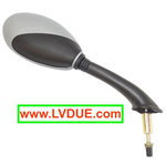 Espejo retrovisor derecho negro gris M8 para PIAGGIO FLY 50 VESPA ET2 50 ET4 125