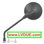 RÉTROVISEUR NOIR DROIT GAUCHE UNIVERSEL VESPA 50 90 125 150 200 160 180 ADAPTABLE À TOUS