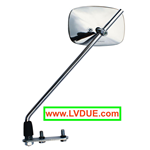 SPECCHIO RETROVISORE rettangolare CROMATO DESTRO SINISTRO PER VESPA 50 125 150 200 TUTTE CON STAFFA