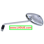 ESPEJO RETROVISOR IZQUIERDO CROMADO ABATIBLE PARA TODAS LAS VESPAS DE LOS AÑOS 60 Y 70