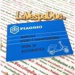 Manuale libretto uso e manutenzione per VESPA PK 50 FL2 AUTOMATICA