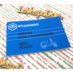 Manuale libretto uso e manutenzione per VESPA PK 50 XL RUSH