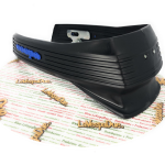 Black polypropylene spoiler bumper protection for front mudguard VESPA 80 125 150 200 PX PE Arcobaleno