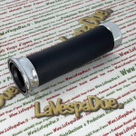 Pomo derecho izquierdo cromado negro original PIAGGIO para VESPA PX 80 125 150 200 nuevo tipo todos ro 582324