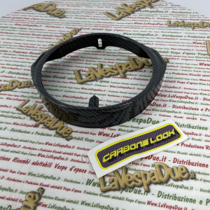 Cadre de phare en carbone Look pour Vespa PX PE 125 150 200 première série avec clé sur le guidon