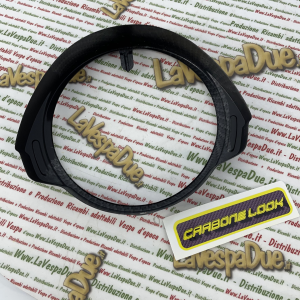 Cadre de phare en carbone Look pour Vespa PX PE 125 150 200 première série avec clé sur le guidon