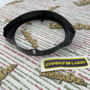 Cadre de phare en carbone Look pour Vespa PX PE 125 150 200 première série avec clé sur le guidon