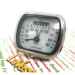 Kilometerzähler LVDUE weiße Skala 90 km/h VESPA 125 VM VN 150 VL niedriger Straußenscheinwerfer MOTO GUZZI DUCATI SCRAMBLER CAGIVA MOTOBI LAMBRETTA ro 022743 026263