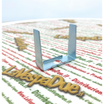 Staffa zincata fissaggio supporto contachilometri PIAGGIO 50 SI ciao bravo boxer r.o. 183315