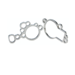 Spacer for carburetor bowl and air filter VESPA in steel 3 mm carburetors 20.20 24.24 26.26 125 150 200 TS VNB VNA VBB VBA SPRINT TS GT GL PX PE RALLY