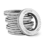 Rondella M7 accoppiata antisvitamento NORD-LOCK NL 7 mm 1/4 applicazioni varie VESPA bulloni viti 1 pezzo DELTA PROTEKT