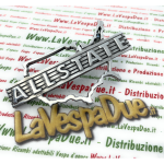 Plaque d'immatriculation avant VESPA ALLSTATE USA modèle marché américain avec 3 broches