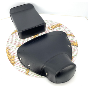 KIT Oberer Sattel und Kissen dunkelschwarz für VESPA 125 150 von 1959 VNA VNB VBB VBA GT GTR PX PE SPRINT - italienisches Produkt