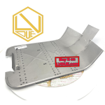 Estribo con pieza de escudo para VESPA 150 VBB1T adaptable a 125 VNB1T VBA1T VNA1T de 1960 a 1962