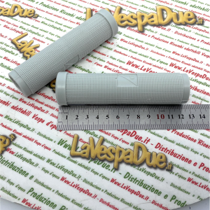 Coppia manopole grigie VESPA 125 V1T V15T V30T A V33T VM1T VM2T VN1T VN2T VU1T U APE 125 A 150 B AB r.o. 012153