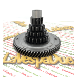 Komplette Primärwelle Mehrfachgetriebe 12 13 17 21 Krone z 68 Schrägverzahnung VESPA 125 150 200 PX PE ARCOBALENO RALLY ro 1315874 Vierfach