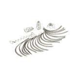 KIT di molle con ganci per rispistino sella biposto per VESPA GS SS ecc...  APE e LAMBRETTA 125 150 180 200