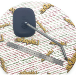 Specchio specchietto retrovisore Destro grigio per PIAGGIO APE POKER 