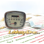 Contachilometri con lancetta rossa per VESPA 125 VNA1T VNA2T VNB1T VNB2T VNB3T scala 90 km/h completo di staffa r.o. 083205