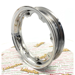 Cerchio ruota in acciaio inox 3.50 350 10 2.10 10 per LAMBRETTA 125 150 175 200 LI DL GP SPECIAL SX TV r.o. 19044034 19044060