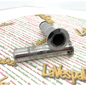 Paire de poignées en acier VESPA Harley Motoguzzi Honda diamètre réglable de 22 à 27 mm