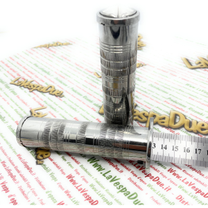 Paire de poignées en acier VESPA Harley Motoguzzi Honda diamètre réglable de 22 à 27 mm