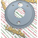 Un piattello disco parapolvere porta ganasce ceppi freni per APE 125 A A1T al modello A15T  dal 1947 al 1952   APE 150 B AB1T AB2T AB3T AB4T AC1T AC2T dal 1953 al 1956 prodotto italiano artigianale