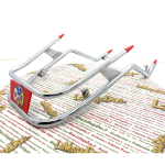 Parachoques perimetral cromado rojo para guardabarros VESPA 125 150 200 PX PE ARCOBALENO