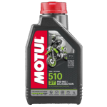Olio miscela MOTUL 510 2T TECHNOSYNTHESE base sintetica per miscela VESPA LAMBRETTA APE SCOOTER 2 tempi 1 litro