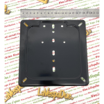 Fondo Portatarga Nero per VESPA moto lambretta tipo europeo grande 180 X180  mm.