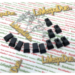 Kit puntalini rivetti strisce pedana VESPA PX PE T5 125 150 200 fino al 1983 con puntalini anteriori ciechi e posteriori forati