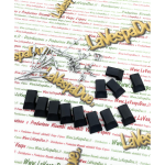 Kit puntalini rivetti strisce pedana VESPA PX PE T5 125 150 200 dal 1983 in poi con tutti i puntalini ciechi