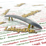 Cresta faro parafango per VESPA Faro Basso 125 V1 V15 V30 dal 1948 al 1952 in allumino lucidato fissaggio con linguette