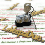 Cerradura antirrobo para rueda de repuesto y accesorios para VESPA 50 80 90 125 150 160 180 200 PRIMAVERA ET3 GT GTR GS SUPER SPRINT RALLY PX PE T5 COSA con rosca mm. 8